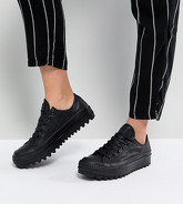 Converse - Chuck Taylor All Star Lift Ripple Ox - Sneakers nere - Nero