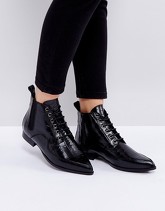 Intentionally Blank - Brad - Stivaletti neri stringati - Nero