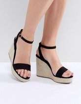 New Look - Espadrilles con zeppa - Nero