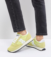 Saucony Jazz Original - Sneakers gialle - Crema