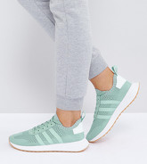 adidas Originals - FLB Winter - Scarpe da ginnastica alte verde salvia - Verde