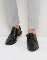 ASOS - Scarpe brogue in pelle sintetica nere - Nero