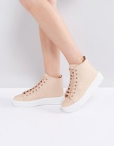 ASOS - ANYTIME - Stivaletti creeper - Beige