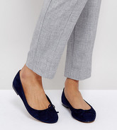 ASOS - LIFESAVER - Ballerine scamosciate - Navy