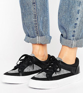 ASOS - DIARY - Scarpe da ginnastica stringate - Nero