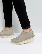 Clarks Originals - Oswyn - Scarpe da ginnastica alte con zeppa - Grigio