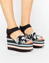 Clover Canyon - Sandali flatform - Nero