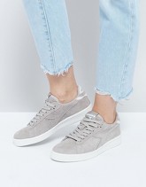 Diadora - Game - Scarpe da ginnastica basse scamosciate grigie - Grigio