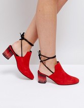 Free People - Scarpe con tacco largo sfumate - Rosso