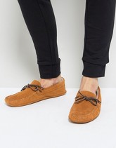 Pier One - Scarpe a pantofola color cuoio scamosciato - Cuoio