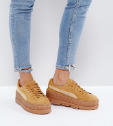 Puma X Fenty - Scarpe creeper scamosciate sabbia - Beige