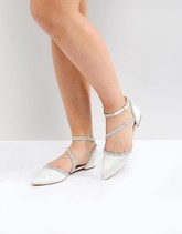 ASOS - LORNA - Ballerine da sposa - Crema