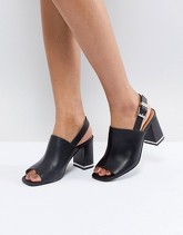 ASOS - TIFFY - Sandali con tacco - Nero