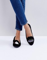 ASOS - LAIRY - Ballerine con fantasma di Halloween - Nero