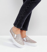 ASOS - DULCIE - Scarpe da ginnastica a pianta larga senza lacci - Rosa