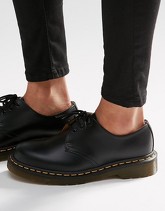 Dr Martens - 1461 Gibson - Scarpe piatte con 3 paia di occhielli - Nero