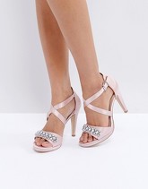 Head Over Heels by Dune - Maisy - Sandali con tacco decorati - Rosa