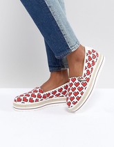 Love Moschino - Pixel Heart - Espadrilles - Multicolore