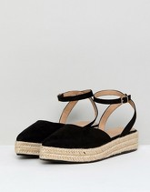 RAID - Denny - Espadrilles flatform nere - Nero