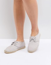 ASOS - JADIRA - Espadrilles stringate - Grigio