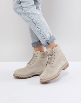 Timberland - Scarponcini bassi premium scamosciati grigio talpa da 6 - Grigio