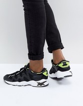 Asics - Gel-Mai - Sneakers con dettagli fluo - Nero