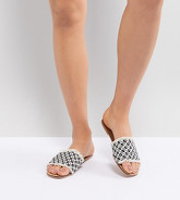 ASOS DESIGN - Fever - Slider di tela - Nero