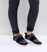 ASOS DESIGN - Vesper - Sneakers pianta larga - Nero