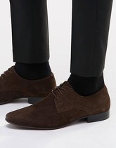 ASOS - Scarpe derby scamosciate - Marrone