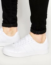 ASOS - Scarpe da ginnastica stringate bianche - Bianco