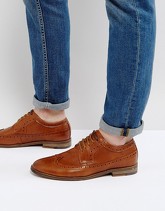 Burton Menswear - Scarpe brougue - Cuoio