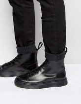 Dr Martens - Talib - Anfibi con 8 paia di occhielli - Nero