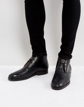 H By Hudson - Matteo - Desert boots neri in pelle - Nero