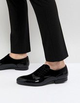 House Of Hounds - Scarpe Oxford verniciate con lacci laterali - Nero