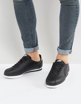 Nike - Cortez SE 861535-004 - Scarpe da ginnastica nere in pelle - Nero