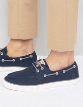 Original Penguin - Scarpe da barca di tela - Blu