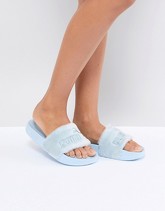 Puma - Fenty - Slider con pelliccia - Blu