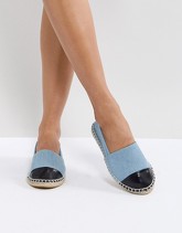 Truffle Collection - Espadrilles con punta rivestita - Blu