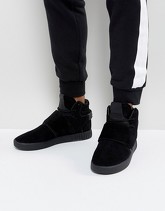 adidas Originals - Tubular Invader BY3632 - Scarpe da ginnastica nere con cinturino - Nero