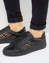 ASOS - Scarpe da ginnastica nere con cut-out - Nero