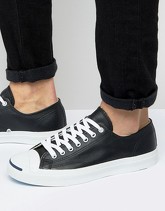 Converse Jack Purcell - Ox 1S962 - Scarpe da ginnastica di pelle nera - Nero