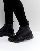 Dr Martens - 101 BR - Anfibi nero triplo con 6 paia di occhielli - Nero