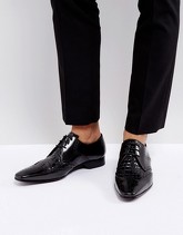 Jeffery West - Escobar - Stivaletti brogue neri in pelle - Nero