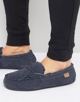 Just Sheepkin - Torrington - Pantofole - Blu