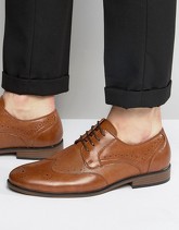 River Island - Scarpe brogue marroni - Marrone