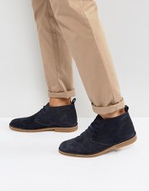 Selected Homme - Royce - Desert boots scamosciati blu navy - Navy