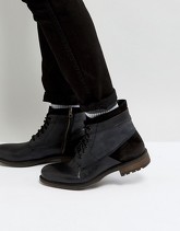 Steve Madden - Hardin - Stivaletti neri in pelle - Nero