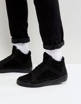 ASOS - Scarpe da ginnastica alte nere - Nero