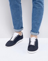 ASOS - Scarpe da ginnastica rétro in tessuto a rete blu navy - Navy