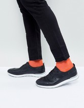 ASOS - Scarpe brogue nero pelle con suola ibrida - Nero